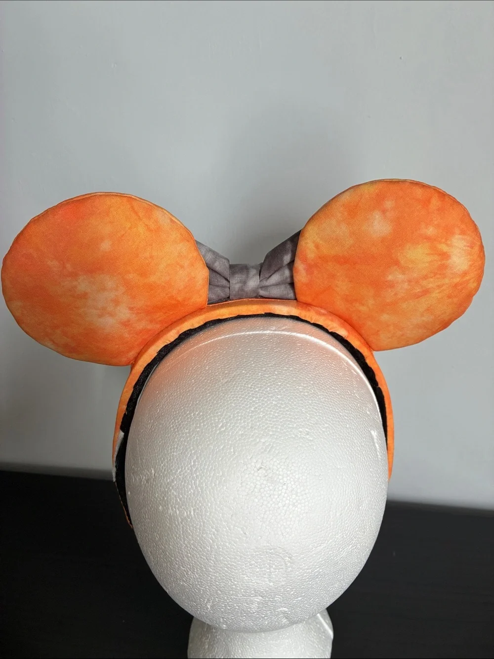 Disney Orange TieDye Minnie Ears Headband
